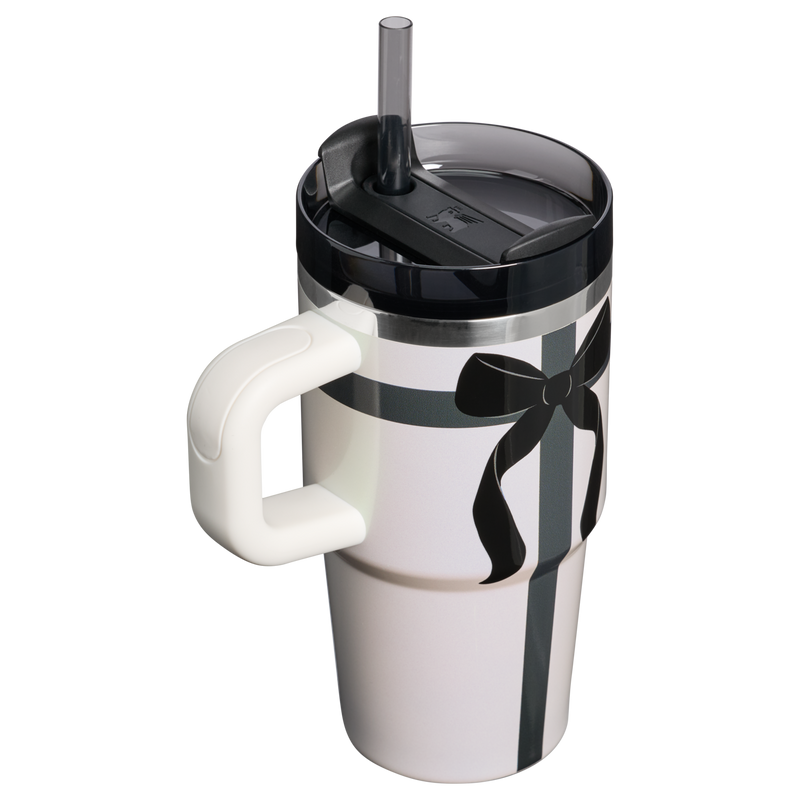 Stanley 1913 The Quencher®  H2.0 Flowstate™ Tumbler | 20 OZ 0.59 L in Salt Ribbon | Back View