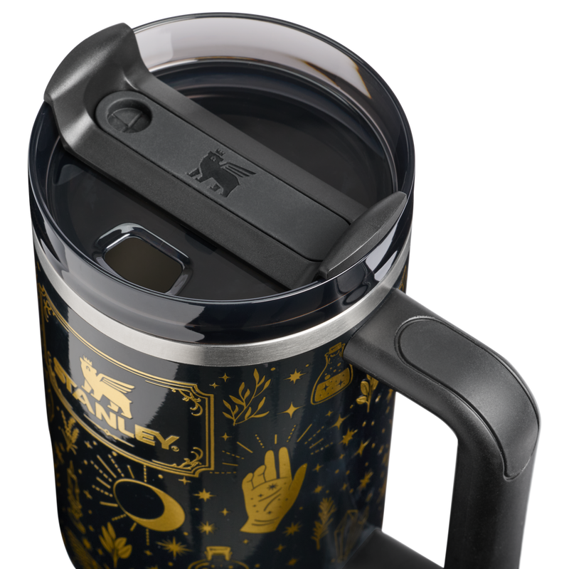 Stanley 1913 Halloween Quencher®  H2.0 Flowstate™ Tumbler | 40 OZ 1.18 L in Black Magic | Lid Detailed View