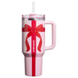 Swatch for Stanley 1913 The Quencher® H2.0 Flowstate™ Tumbler 40 OZ 1.18 L in Soft Pink Ribbon | Front View