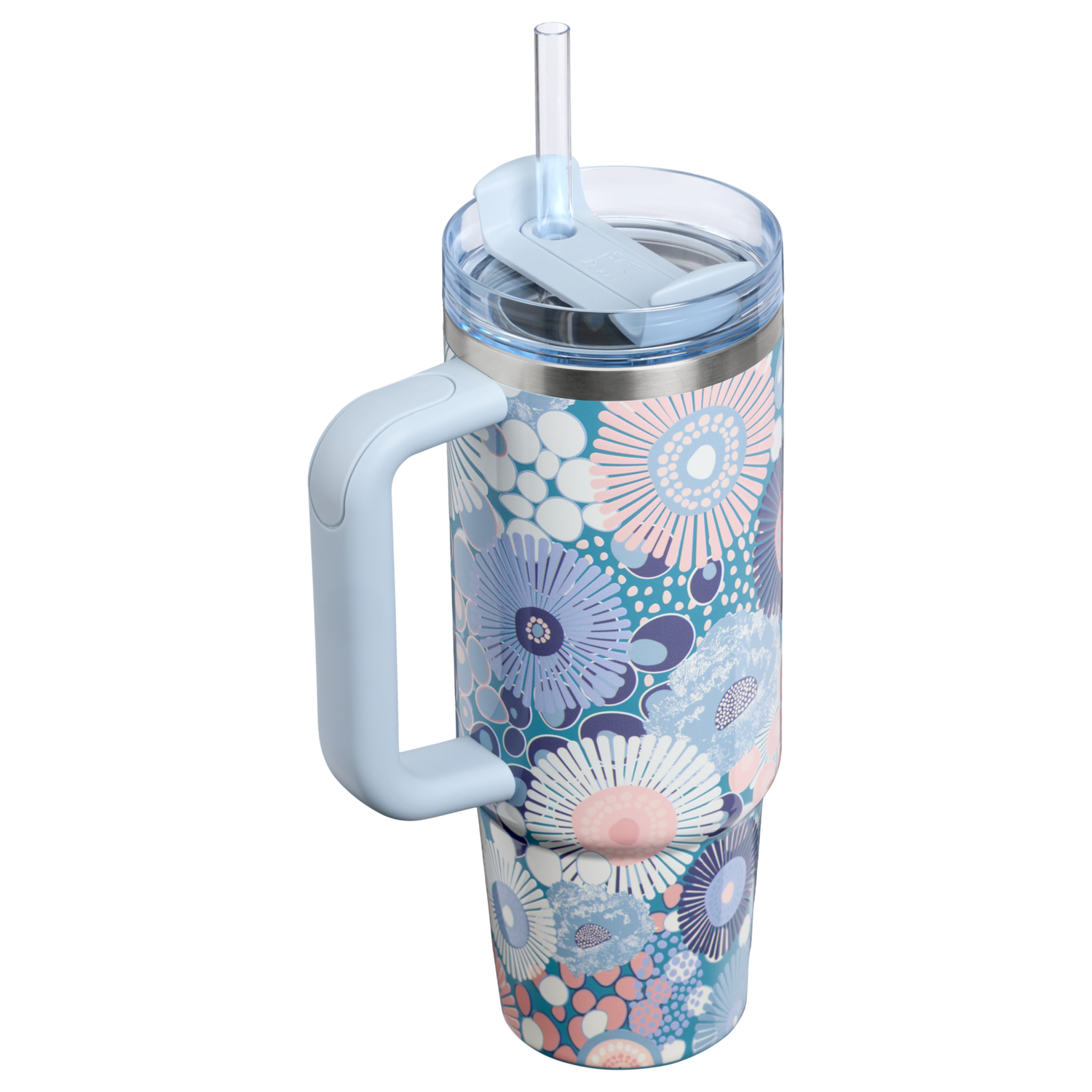 Stanley 1913 The Quencher H2.0 Flowstate™ Tumbler 30 OZ 0.88 L in Blue Dream Wildflower | View 1
