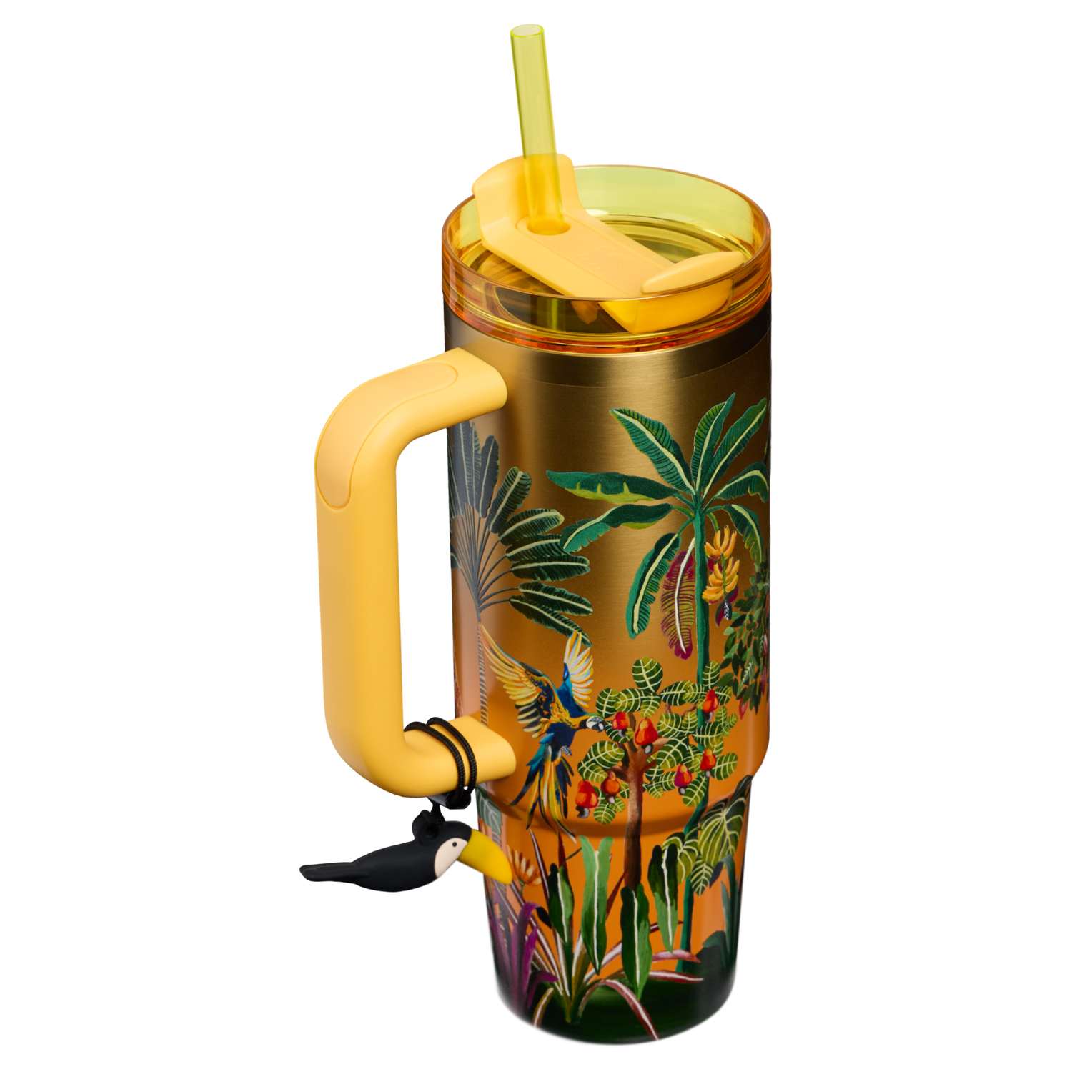 Stanley 1913 Stanley 1913 x FARM Rio Quencher® H2.0 Flowstate™ Tumbler 30 OZ 0.89 L in Farm Rio Tropical Woods | View 1