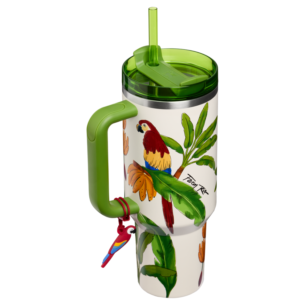 Stanley 1913 Stanley 1913 x FARM Rio Quencher® H2.0 Flowstate™ Tumbler 40 OZ 1.18 L in Farm Rio Tropical Destiny