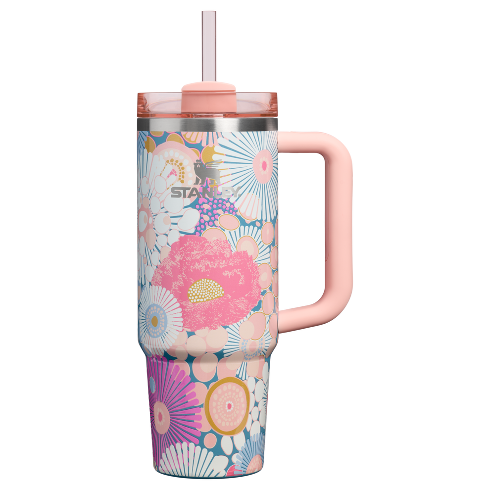 Stanley 1913 The Quencher H2.0 FlowState™ Tumbler 30 OZ 0.89 L in Sorbet Wildflower