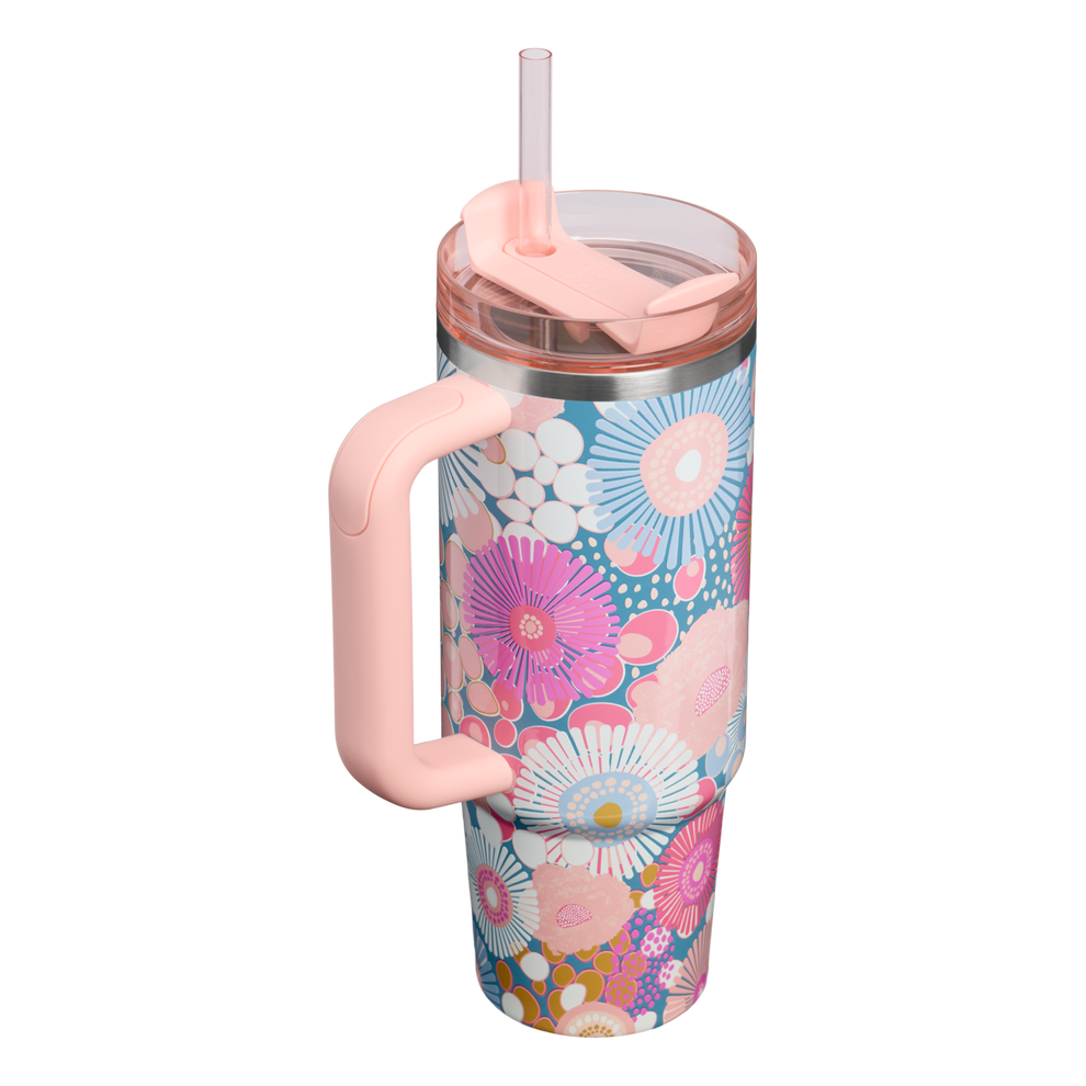 Stanley 1913 The Quencher H2.0 FlowState™ Tumbler 30 OZ 0.89 L in Sorbet Wildflower