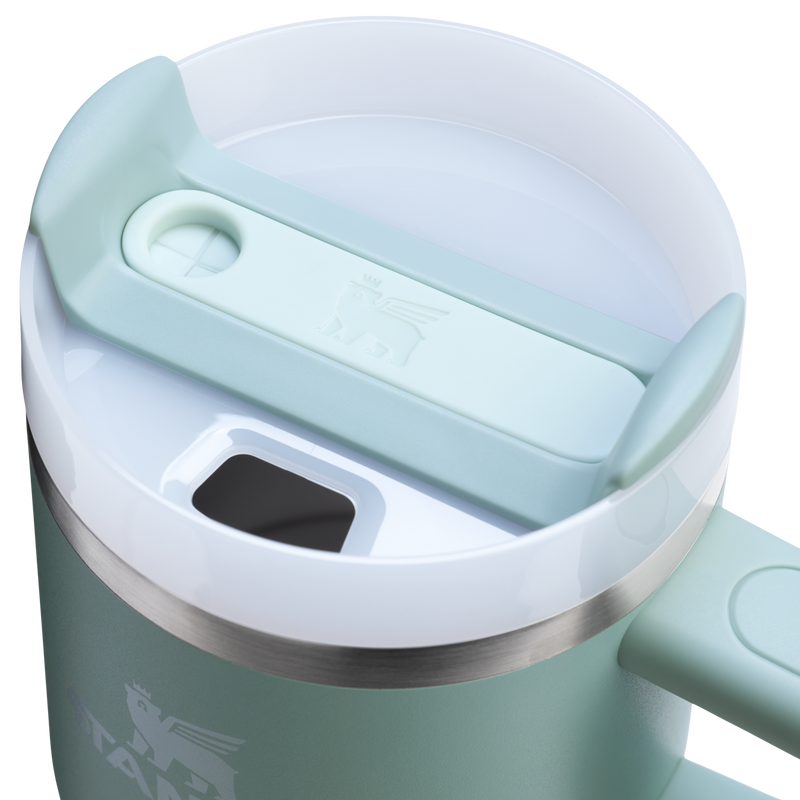 Stanley 1913 The Quencher H2.O FlowState™ Tumbler 20 OZ 0.59 L in Seafoam | Lid Detailed View