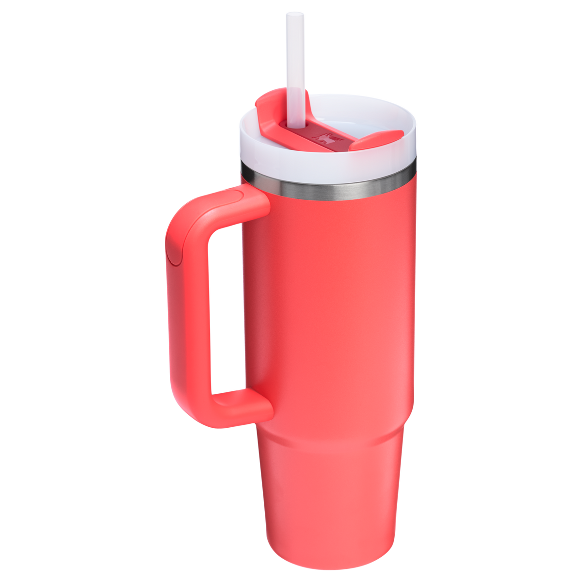 Stanley 1913 The Quencher H2.0 FlowState™ Tumbler 30 OZ 0.89 L in Hot Coral | Back View