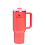 Swatch for Stanley 1913 The Quencher H2.0 FlowState™ Tumbler  40 OZ 1.18 L in Hot Coral | Front View