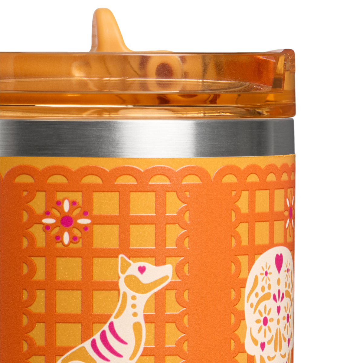 Stanley 1913 The Quencher® ProTour Flip Straw Tumbler 20 OZ 0.59 L in Marigold Papel Picado | Detailed View