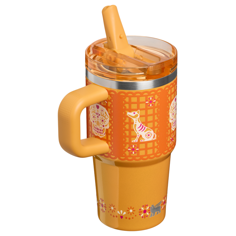 Stanley 1913 The Quencher® ProTour Flip Straw Tumbler 20 OZ 0.59 L in Marigold Papel Picado | Back View
