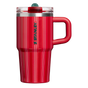 Swatch for Stanley 1913 The Quencher® ProTour Flip Straw Tumbler 20 OZ 0.59 L in Rouge Holiday Stripe | Front View