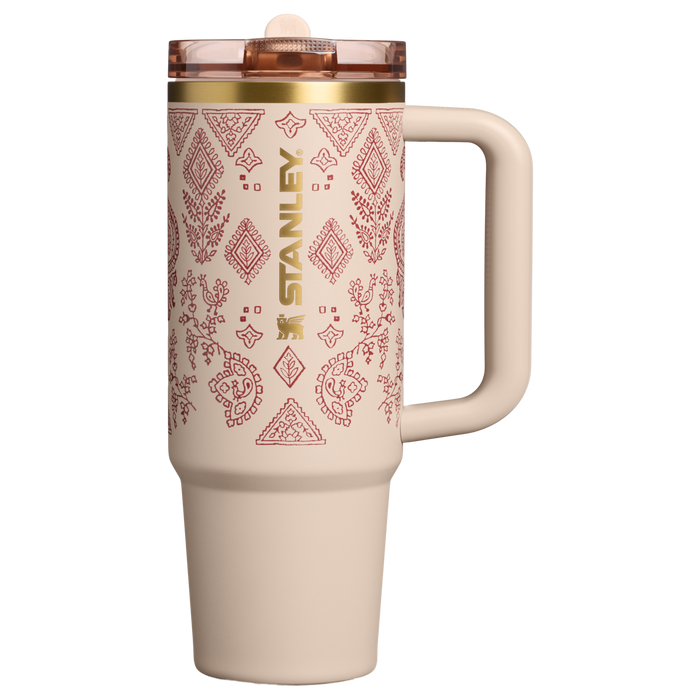 Stanley 1913 Stanley 1913 x Nest Quencher® ProTour Flip Straw Tumbler 30 OZ 0.89 L in Deepa Brown Sugar | Front View