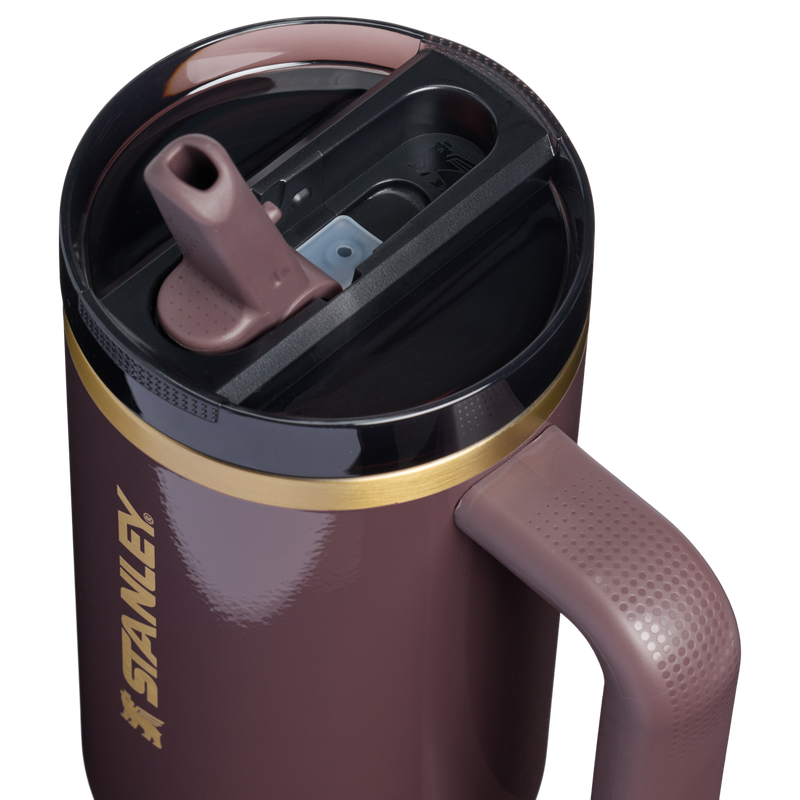 Stanley 1913 The Quencher ProTour Flip Straw Tumbler 30 OZ 0.89 L - Stanley Create in Fig Gloss | Lid Detailed View