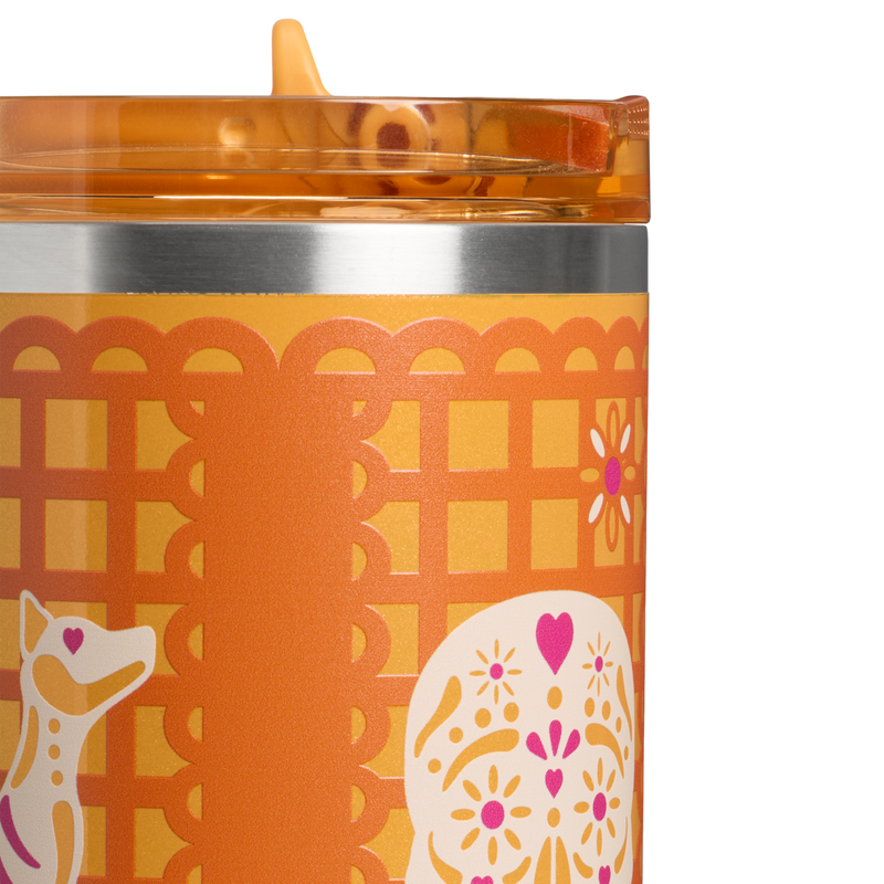 Stanley 1913 The Quencher® ProTour Flip Straw Tumbler 30 OZ 0.89 L in Marigold Papel Picado | Detailed View
