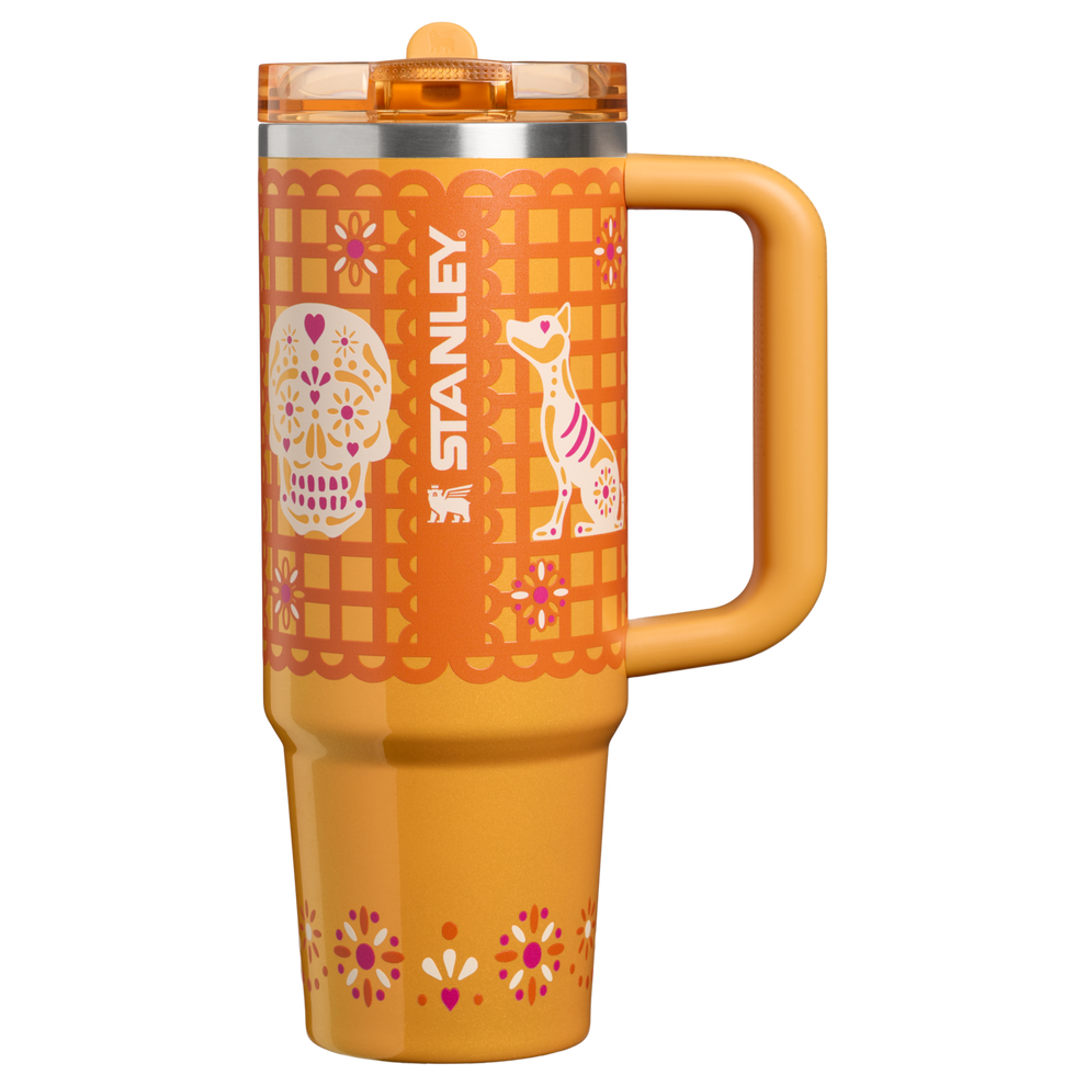 Stanley 1913 The Quencher® ProTour Flip Straw Tumbler 30 OZ 0.89 L in Marigold Papel Picado | Front View