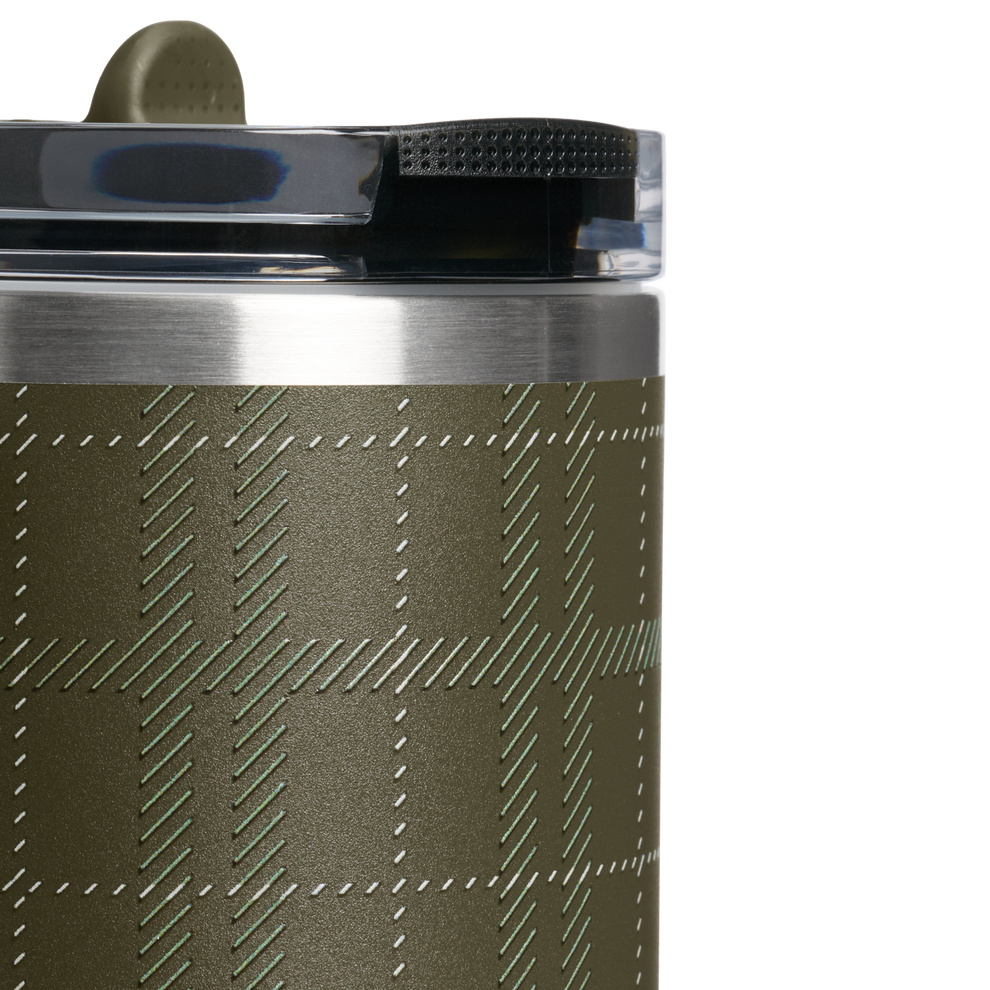 Stanley 1913 The Quencher® ProTour Flip Straw Tumbler 30 OZ 0.89 L in Peat Moss Plaid | Detailed View