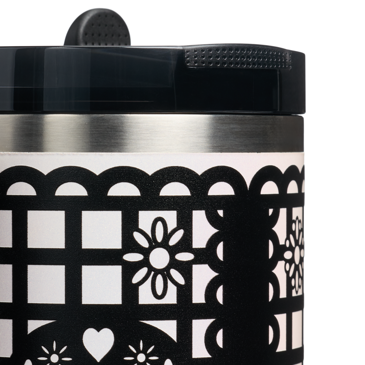 Stanley 1913 The Quencher® ProTour Flip Straw Tumbler 30 OZ 0.89 L in Salt Papel Picado | Detailed View