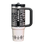Swatch for Stanley 1913 The Quencher® ProTour Flip Straw Tumbler 30 OZ 0.89 L in Salt Papel Picado | Front View