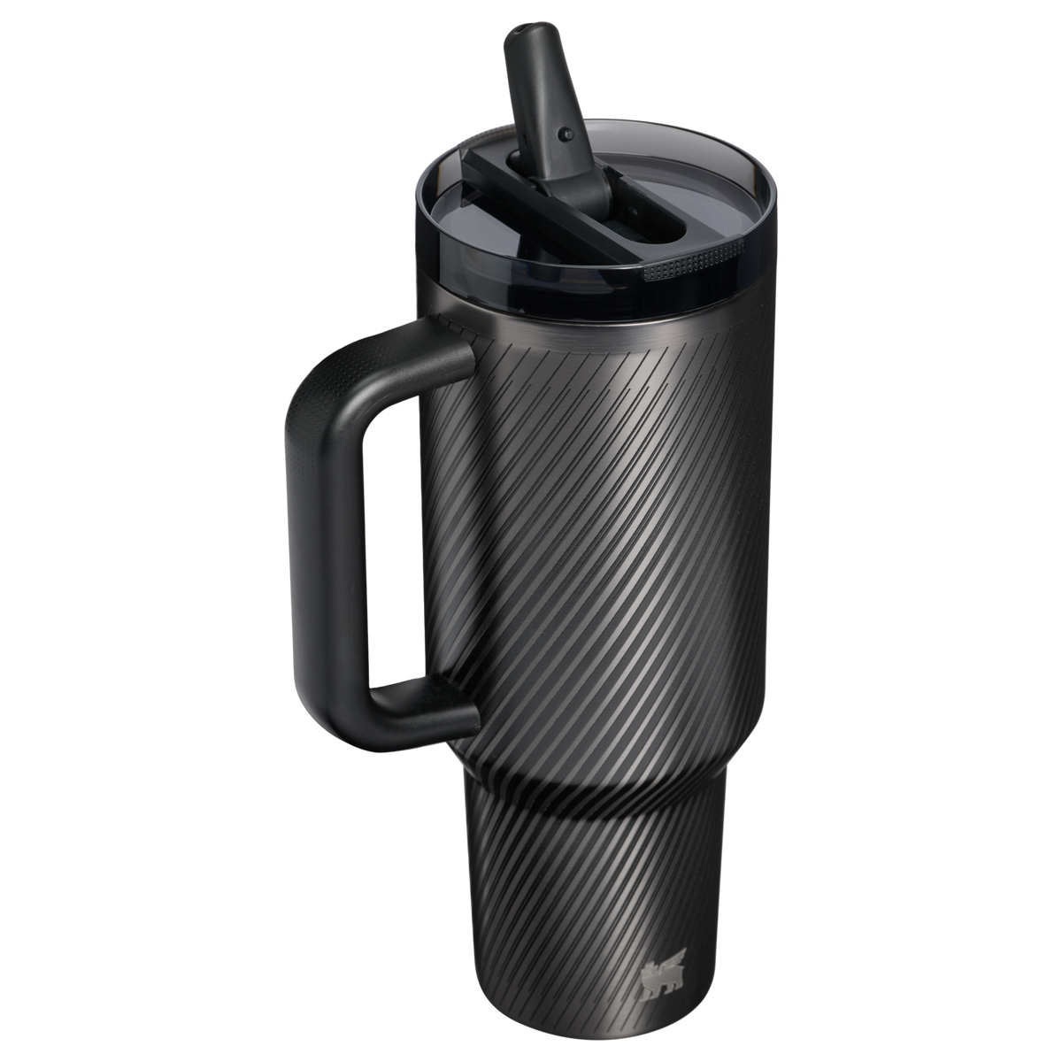 Stanley 1913 The Quencher ProTour Flip Straw Tumbler 40 OZ  1.18 L in Black Galactic | Back View