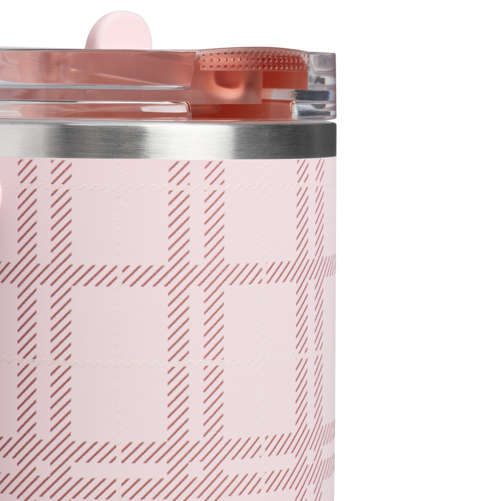 Stanley 1913 The Quencher® ProTour Flip Straw Tumbler 40 OZ  1.18 L in Blossom Plaid | Detailed View
