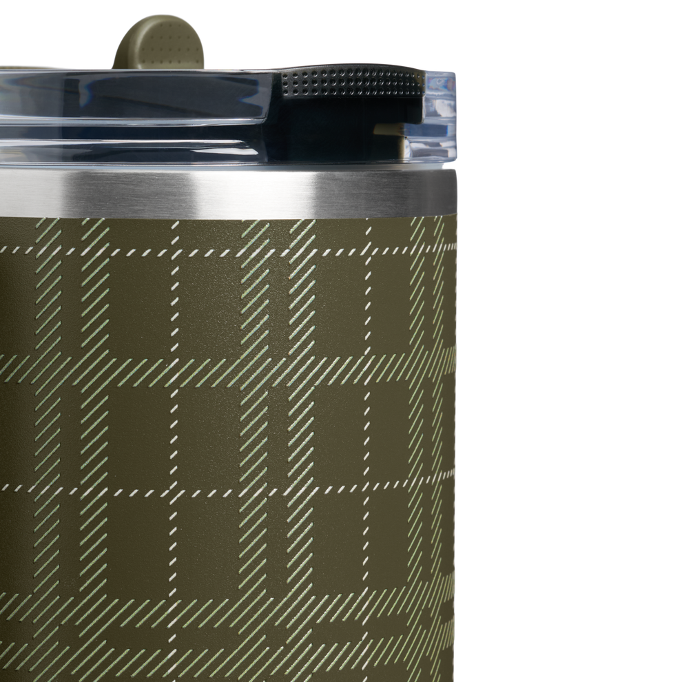Stanley 1913 The Quencher® ProTour Flip Straw Tumbler 40 OZ  1.18 L in Peat Moss Plaid | Detailed View