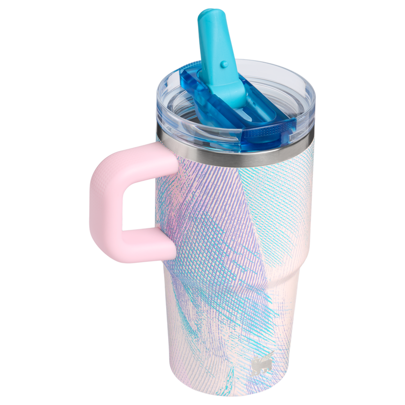 Stanley 1913 The Quencher ProTour Flip Straw Tumbler 20 OZ 0.59 L in Sea Glass Plume | Back View