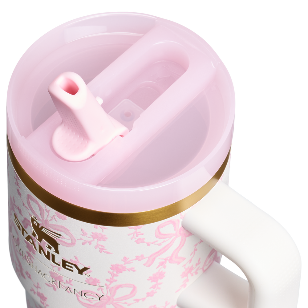 Stanley 1913 Stanley 1913 x LoveShackFancy Holiday The Quencher® Details ProTour Tumbler Set 2-pack in Coquette Bow Chantilly | View 7