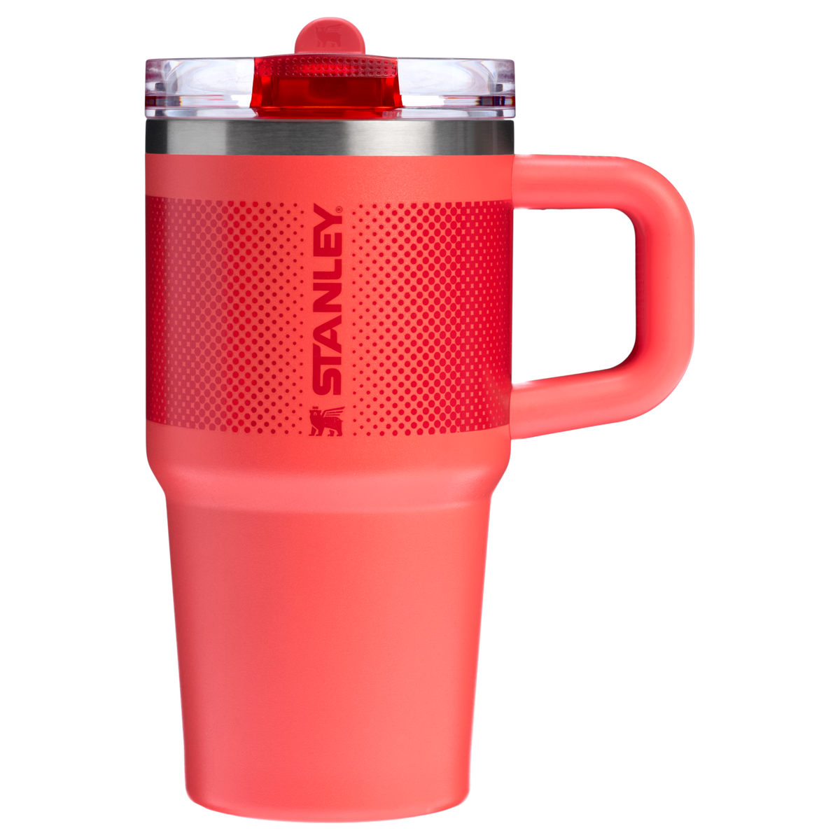 Stanley 1913 The Quencher ProTour Flip Straw Tumbler 20 OZ 0.6 L in Hot Coral Fade