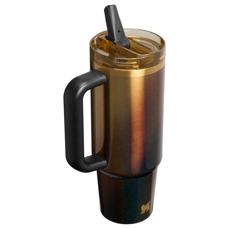 Stanley 1913 The Quencher® ProTour Flip Straw Tumbler 30 OZ 0.89 L in Black Honey | Back View