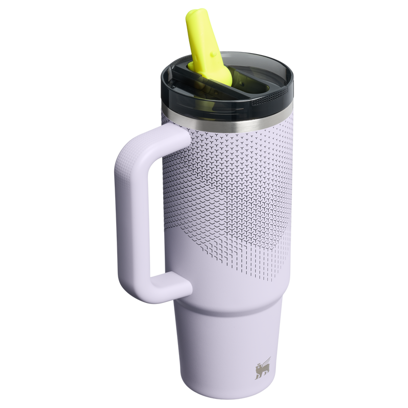 Stanley 1913 The Quencher ProTour Flip Straw Tumbler 30 OZ 0.89 L in Purple Dust Hypergrip | Back View