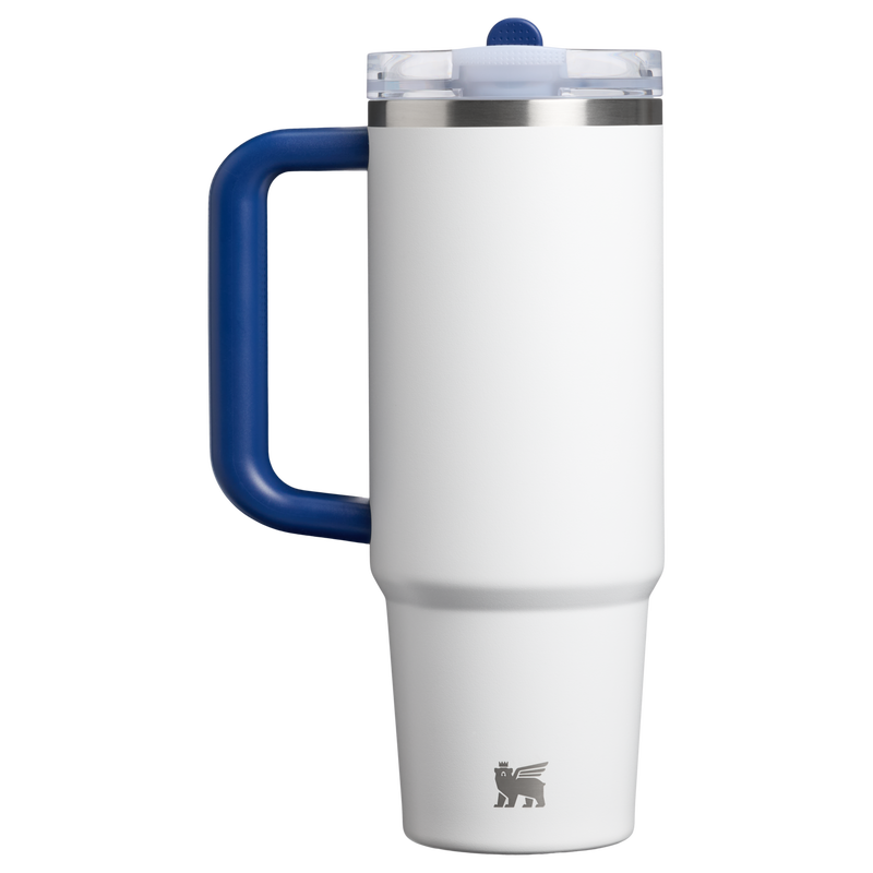 Stanley 1913 Country Collection Quencher® ProTour Flip Straw Tumbler 30 OZ 0.89 L in Team White Dark Blue | Back View