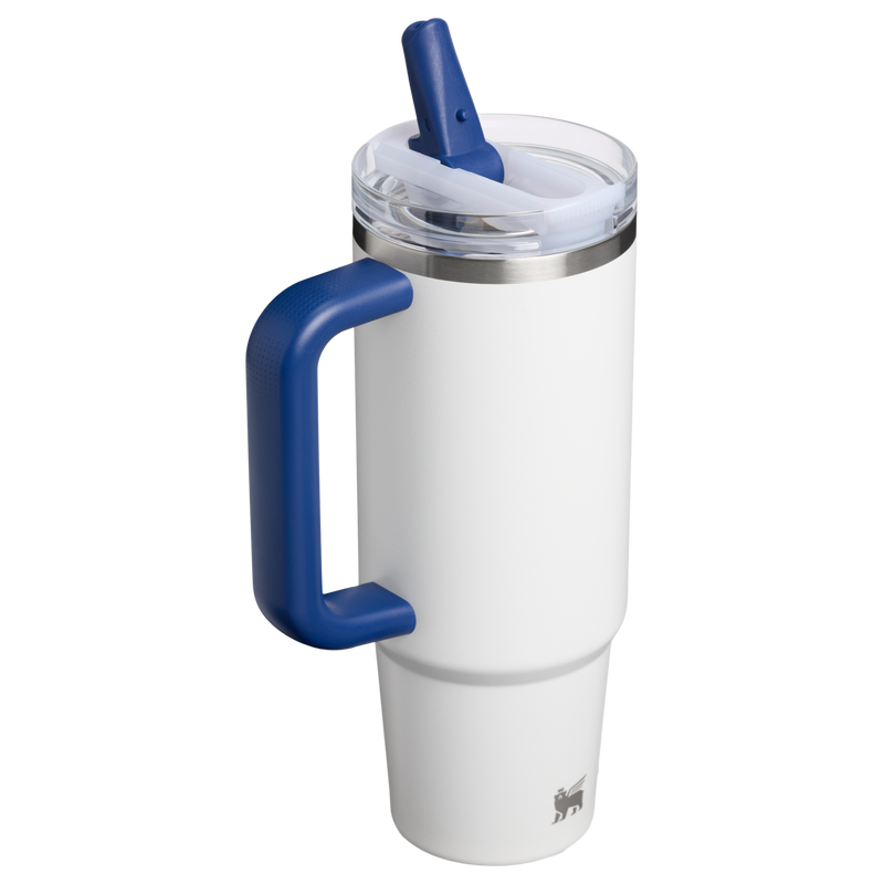 Stanley 1913 Country Collection Quencher® ProTour Flip Straw Tumbler 30 OZ 0.89 L in Team White Dark Blue | Back View