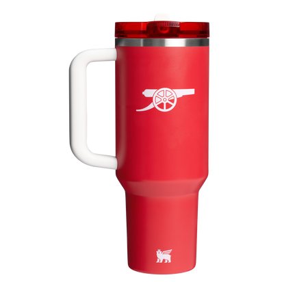 Stanley 1913 Stanley 1913 x Arsenal Quencher® ProTour Flip Straw Tumbler 40 OZ 1.18 L in Arsenal DNA Red | Back View