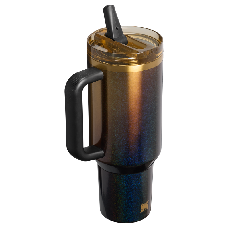 Stanley 1913 The Quencher® ProTour Flip Straw Tumbler 40 OZ 1.18 L in Black Honey | Back View