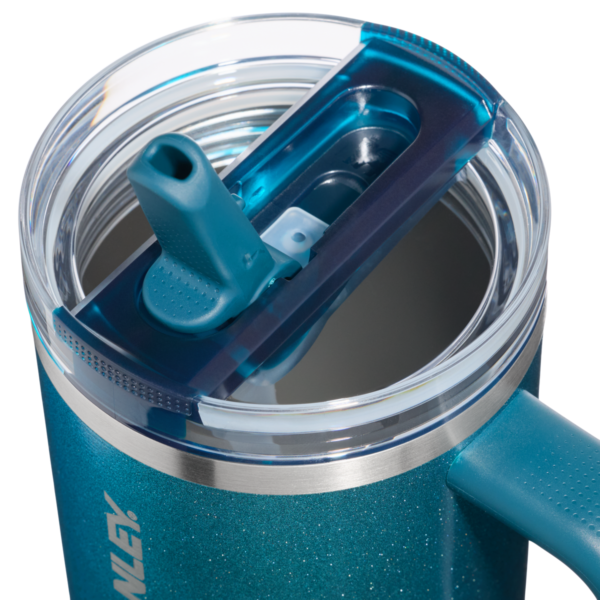 Stanley 1913 The Quencher ProTour Flip Straw Tumbler 40 OZ  1.18 L in Ponderosa Shimmer | Lid Detailed View