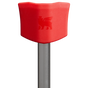 Swatch for Stanley 1913 The Stay Smooth Straw Topper 2-pack in Chili Red | Front View