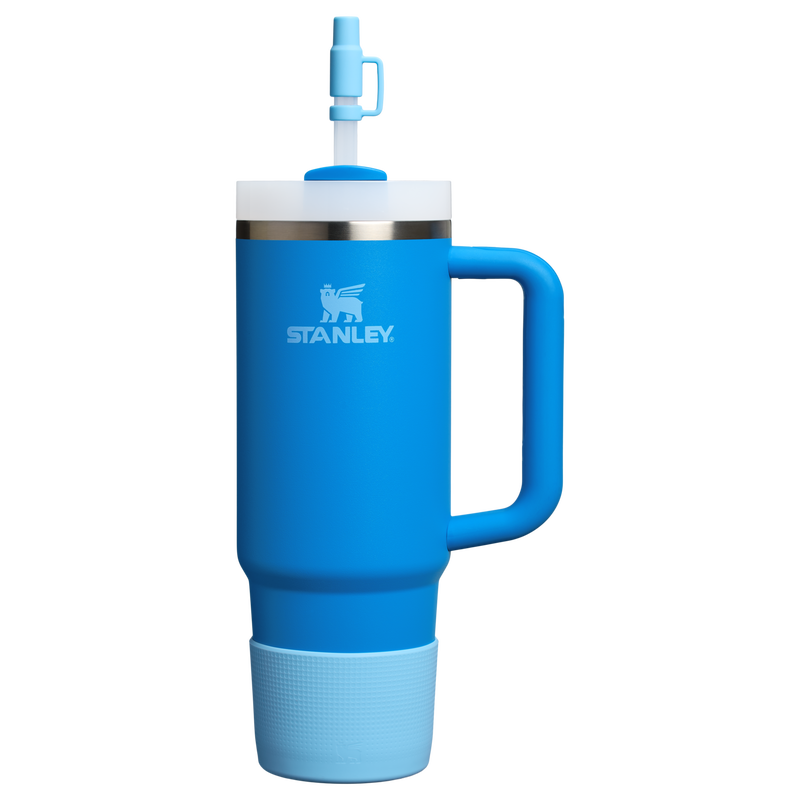 Stanley 1913 Stanley Quencher Boot and Straw Cover Set 20 OZ - 30 OZ in Sky / Fits 20-ounce and 30-ounce Quencher | Front View