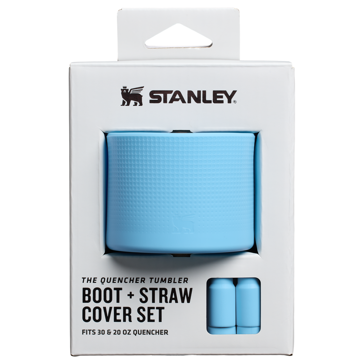 Stanley 1913 Stanley Quencher Boot and Straw Cover Set 20 OZ - 30 OZ in Sky / Fits 20-ounce and 30-ounce Quencher | Front View