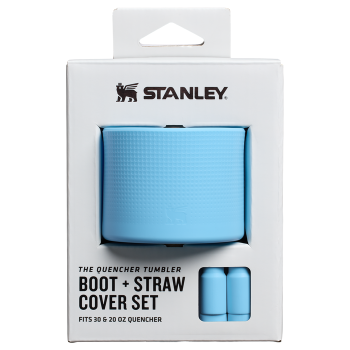Stanley 1913 Stanley Quencher Boot and Straw Cover Set 20 OZ - 30 OZ in Sky / Fits 20-ounce and 30-ounce Quencher | Front View