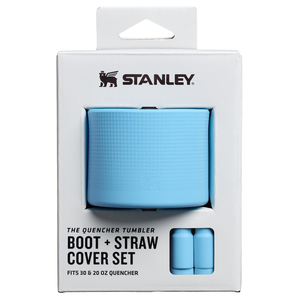 Stanley 1913 Stanley Quencher Boot and Straw Cover Set 20 OZ - 30 OZ in Sky / Fits 20-ounce and 30-ounce Quencher | Front View