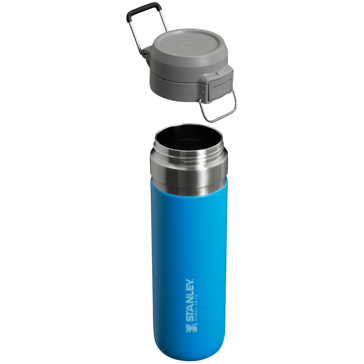 Stanley 1913 The Quick Flip Go Bottle 24 OZ 0.71 L in Azure | Cross Section View