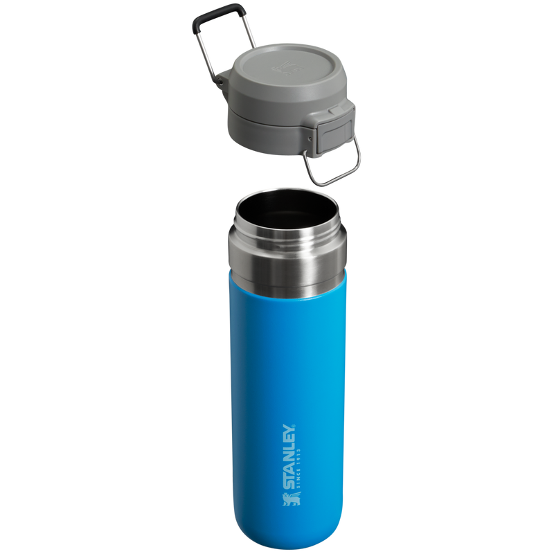 Stanley 1913 The Quick Flip Go Bottle 24 OZ 0.71 L in Azure | Cross Section View