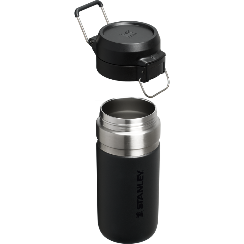 Stanley 1913 The Quick Flip Go Bottle 16 OZ 0.47 L in Black 2.0 | Cross Section View