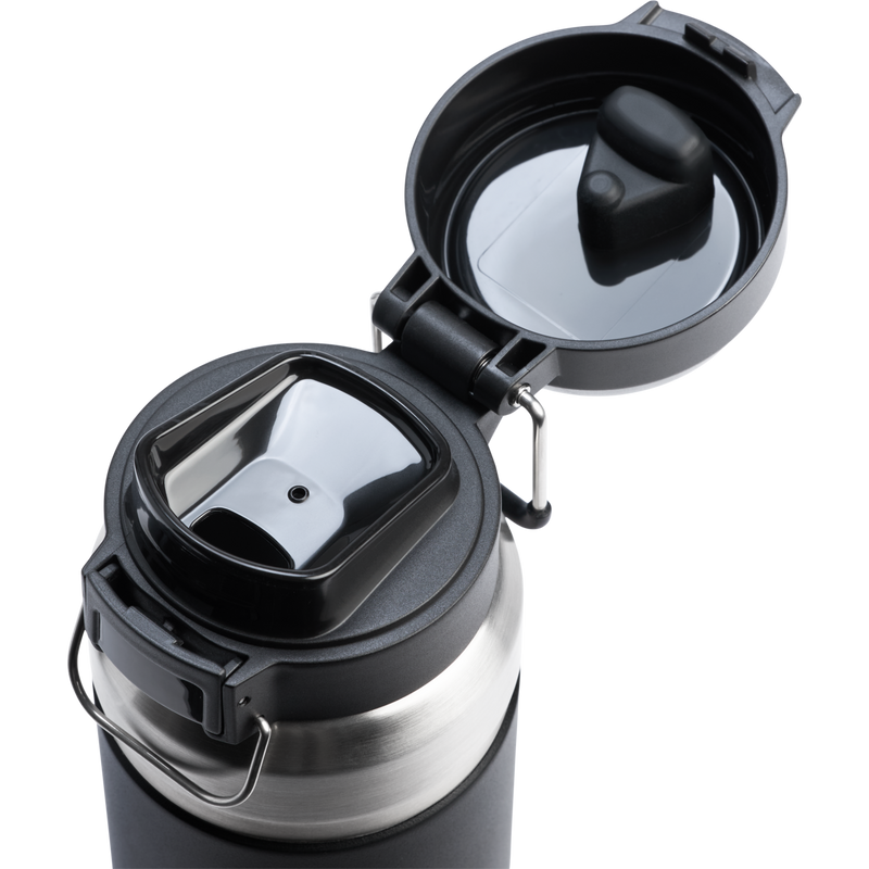 Stanley 1913 The Quick Flip GO Bottle 36 OZ 1.1 L in Black | Lid Detailed View