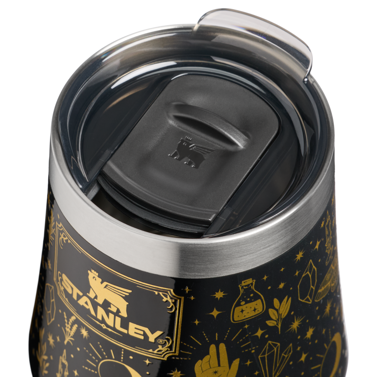 Stanley 1913 Halloween Reserve Wine Tumbler 11 OZ 0.32 L in Black Magic | Lid Detailed View