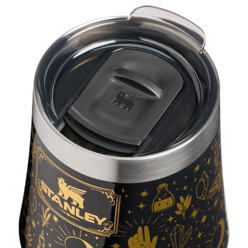 Stanley 1913 Halloween Reserve Wine Tumbler 11 OZ 0.32 L in Black Magic | Lid Detailed View