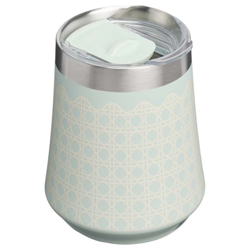 Stanley 1913 The Reserve Wine Tumbler 11 OZ 0.32 L in Mist Rattan | Back View