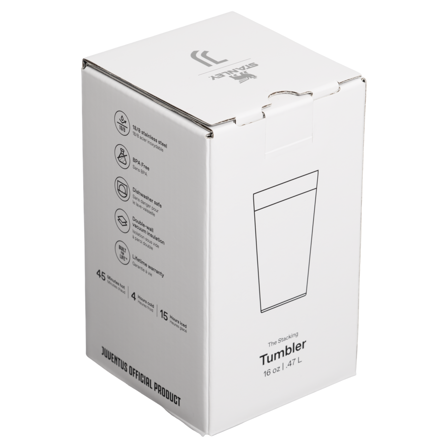 Stanley 1913 Stanley 1913 x Juventus Stay-Chill Stacking Pint 16 OZ in Coded | View 5