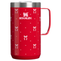 Swatch for Stanley 1913 The Stay-Hot Suburban Mug 24 OZ 0.71 L in Rouge Bows | Front View
