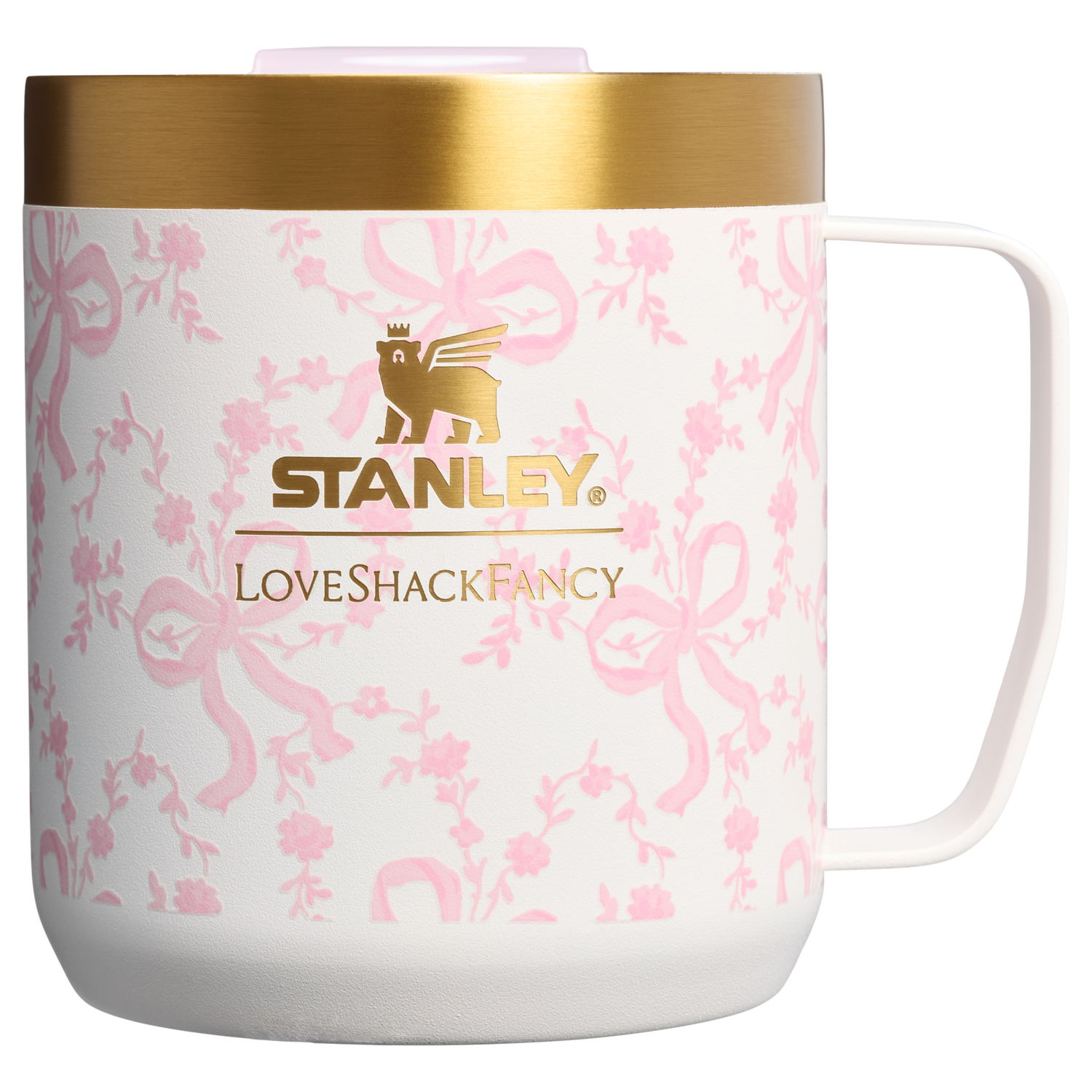 Stanley 1913 Stanley 1913 x LoveShackFancy Holiday The Everyday Cocoa Set in Coquette Bow Chantilly | View 7