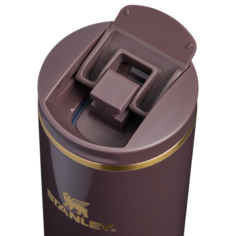 Stanley 1913 The Transit 2.0 Flip Top Mug 16 OZ 0.47 L in Fig Gloss | Lid Detailed View